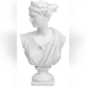 12.5in Greek Statue of Diana, Classic Roman Bust Greek Mythology Sculpture